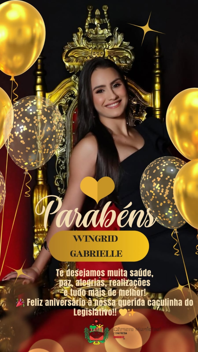 ANIVERSARIANTES DO M&Ecirc;S,  Wingrid Gabrielle &mdash; Nossa aniversariante do m&ecirc;s, sin&ocirc;nimo de delicadeza, for&ccedil;a e dedica&ccedil;&atilde;o!