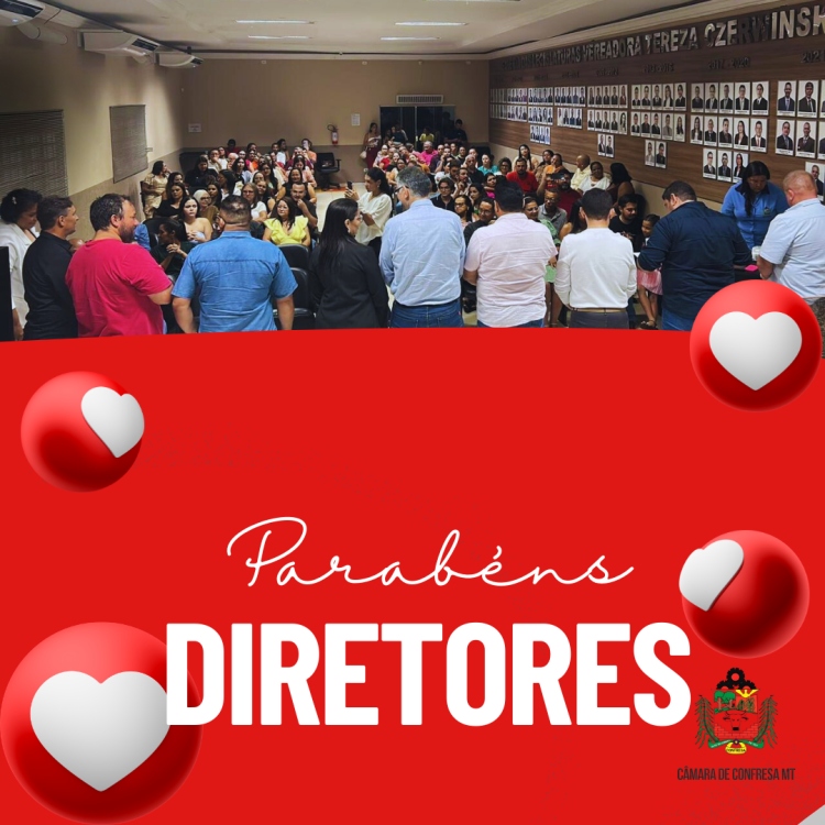 ⭐  &ldquo;Homenagem da C&acirc;mara aos Diretores do Munic&iacute;pio&rdquo;