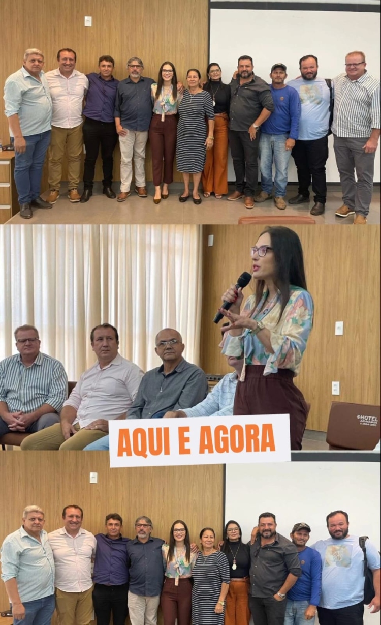 Visita da Deputada Estadual Jana&iacute;na Riva em Confresa juntamente com a sua comitiva