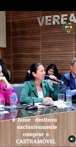 VEREADORA MARLI LIMA FALA SOBRE A TRANSFER&Ecirc;NCIA DE RECURSO FINANCEIRO MEDIANTE A CELEBRA&Ccedil;&Atilde;O DE TERMO DE CONV&Ecirc;NIO ENTRE O MUNIC&Iacute;PIO DE CONFRESA E A ASSOCIA&Ccedil;&Atilde;O AMIGOS DE PATAS DE PROTE&Ccedil;&Atilde;O E DEFESA DOS ANIMAIS DE CONFRESA