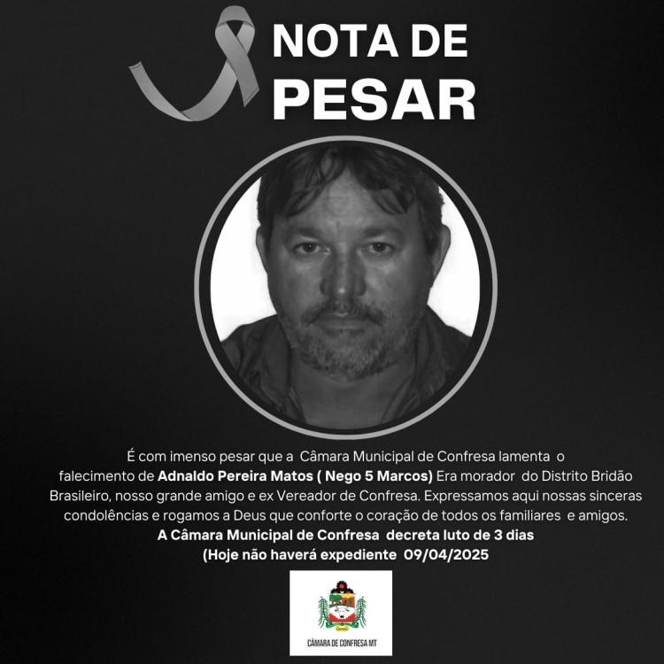 NOTA DE PESAR