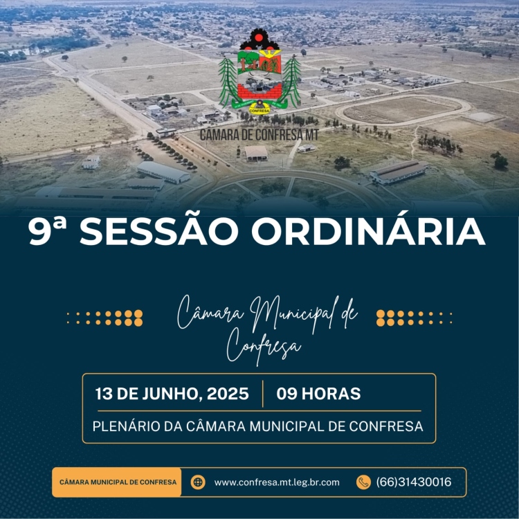 9&ordf; Sess&atilde;o Ordin&aacute;ria 