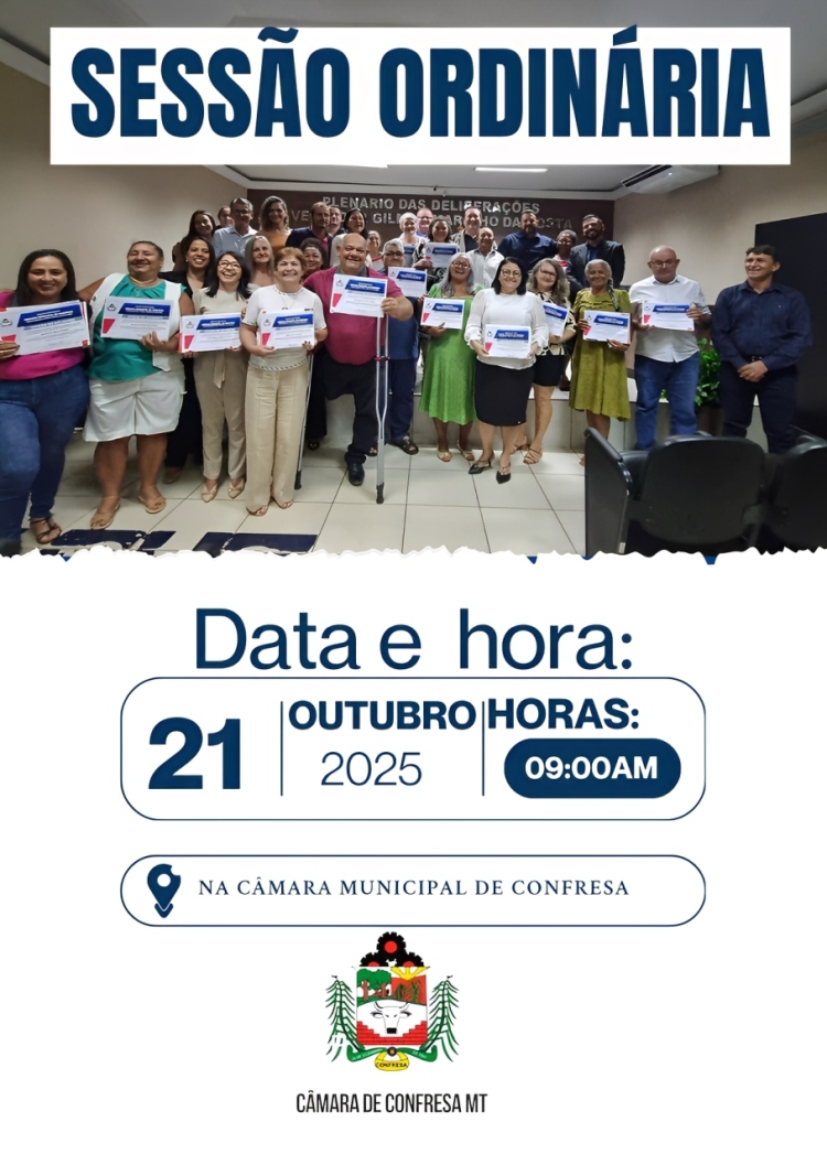 📣 Convite &agrave; Popula&ccedil;&atilde;o de Confresa