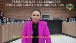 Vereadora Alyne Nayara (PSD) Participou da Primeira Sess&atilde;o Ordin&aacute;ria na C&acirc;mara Municipal de CONFRESA