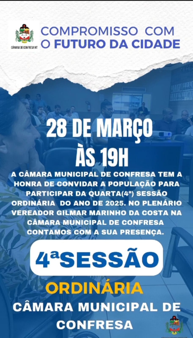 SESS&Atilde;O ORDIN&Aacute;RIA