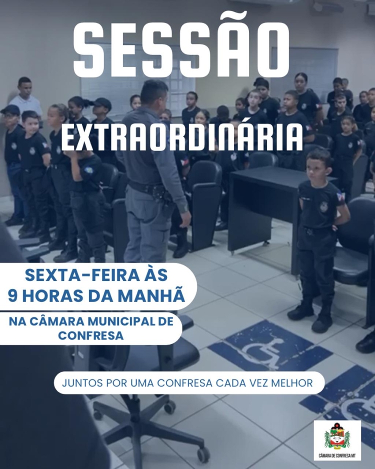 Sess&atilde;o extraordin&aacute;ria